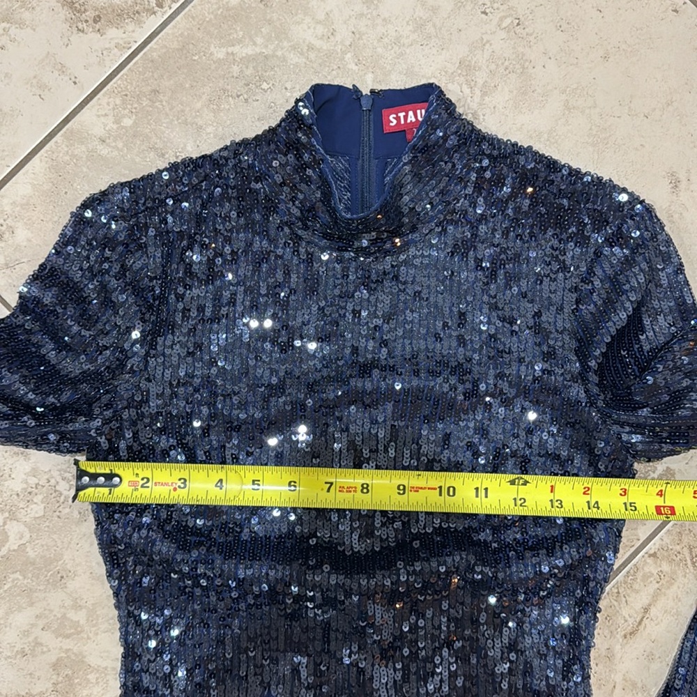 Staud Sequin Liza Mini Dress NWOT - Picture 12 of 15